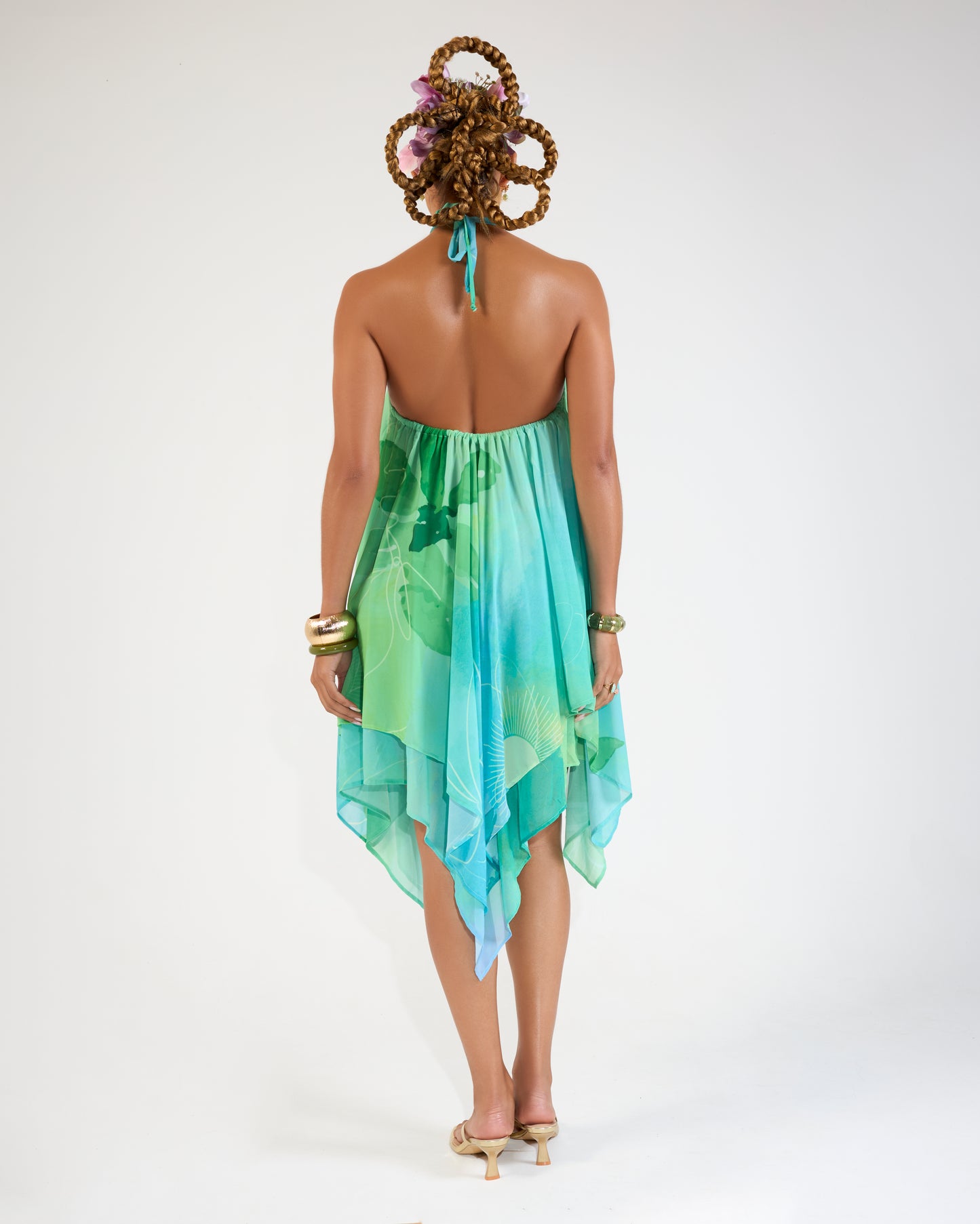 Yara + Rhea Pants in "Malia" Print