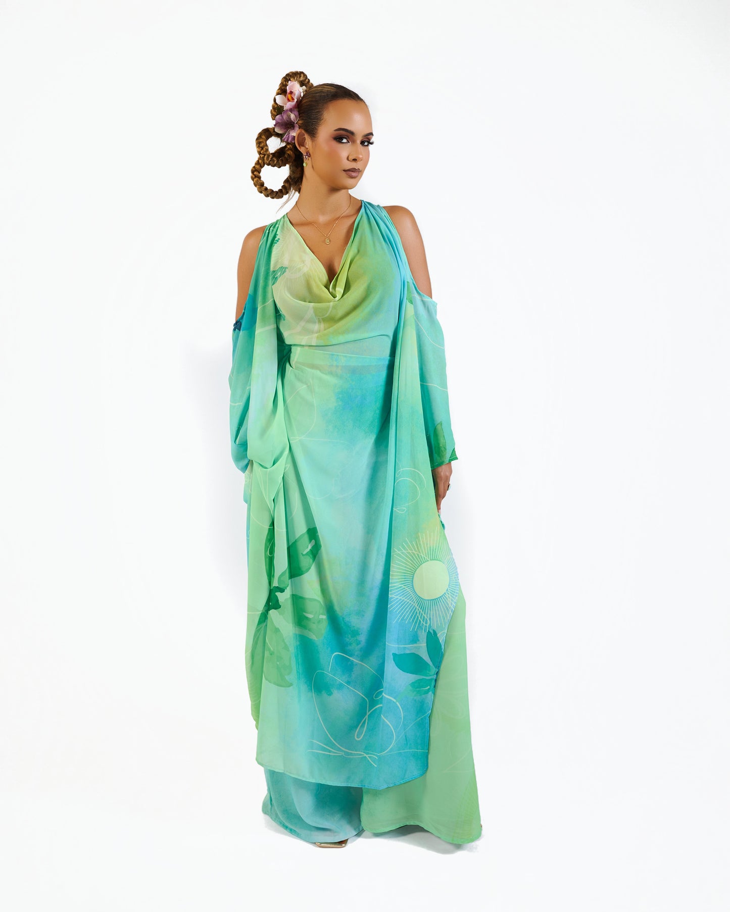 Rhea Set in "Malia" Print (Pre-order)